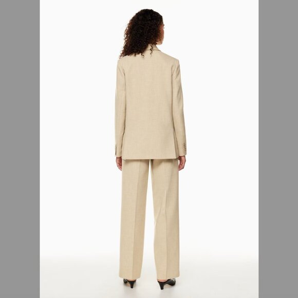 Aritzia Wilfred destiny blazer Heather oat beige Size 12 | New | Never worn - Picture 9 of 14